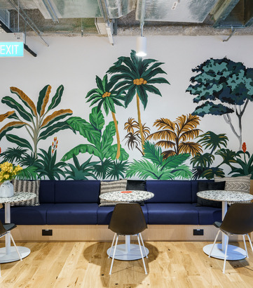 WeWork - 30 Raffles Place - interior view 1